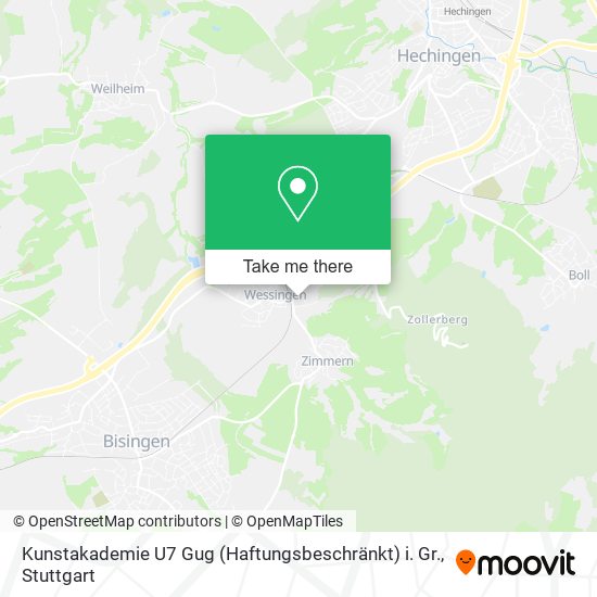 Kunstakademie U7 Gug (Haftungsbeschränkt) i. Gr. map