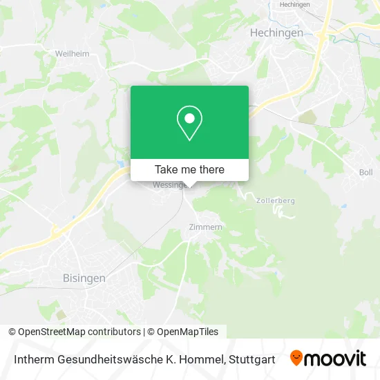 Карта Intherm Gesundheitswäsche K. Hommel