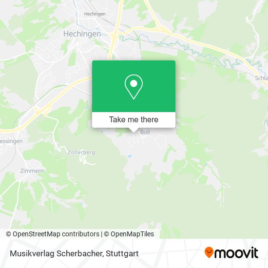 Карта Musikverlag Scherbacher