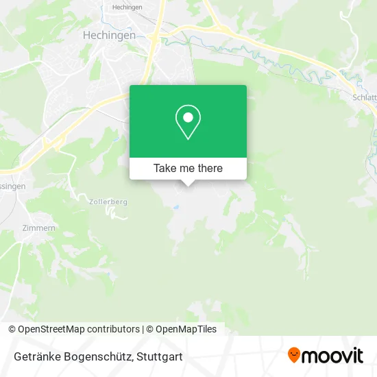 Карта Getränke Bogenschütz