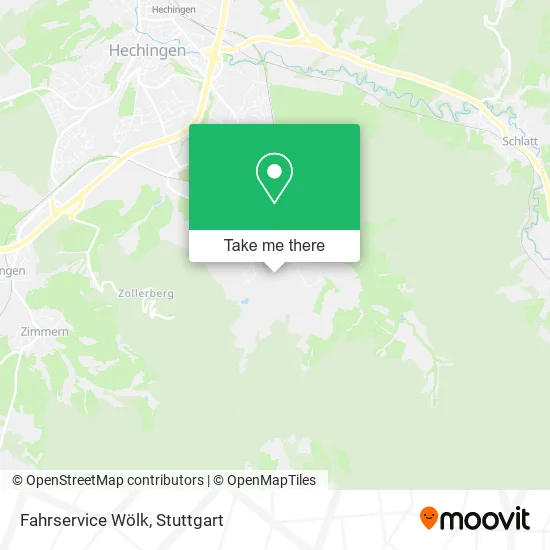 Карта Fahrservice Wölk