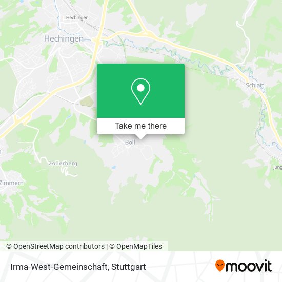 Irma-West-Gemeinschaft map