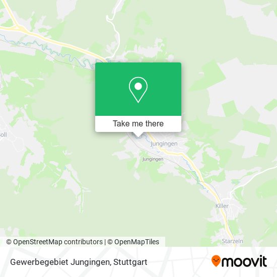 Gewerbegebiet Jungingen map