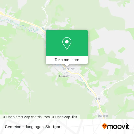 Карта Gemeinde Jungingen