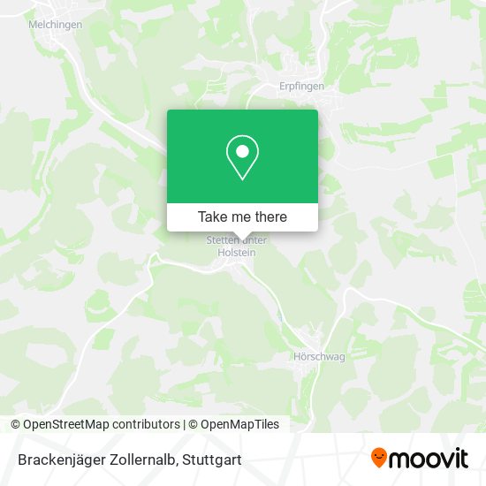 Brackenjäger Zollernalb map