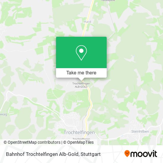 Bahnhof Trochtelfingen Alb-Gold map