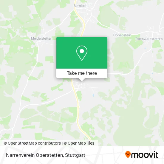 Карта Narrenverein Oberstetten