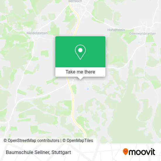 Baumschule Sellner map