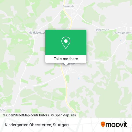 Kindergarten Oberstetten map