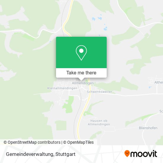 Gemeindeverwaltung map