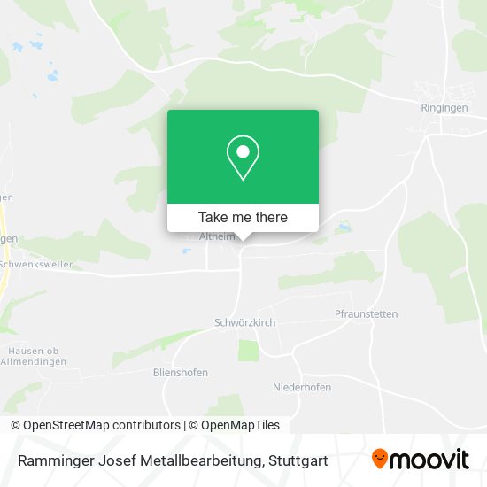 Ramminger Josef Metallbearbeitung map