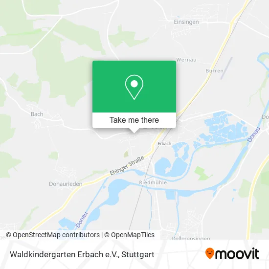Карта Waldkindergarten Erbach e.V.