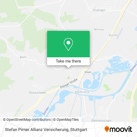Карта Stefan Pirner Allianz Versicherung