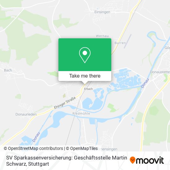 SV Sparkassenversicherung: Geschäftsstelle Martin Schwarz map