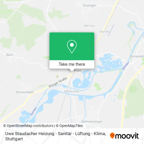 Карта Uwe Staudacher Heizung - Sanitär - Lüftung - Klima