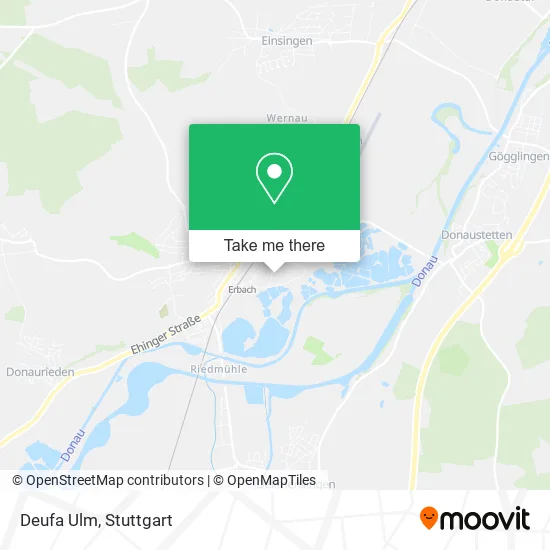 Карта Deufa Ulm