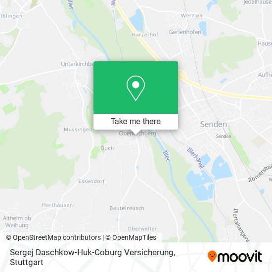 Sergej Daschkow-Huk-Coburg Versicherung map