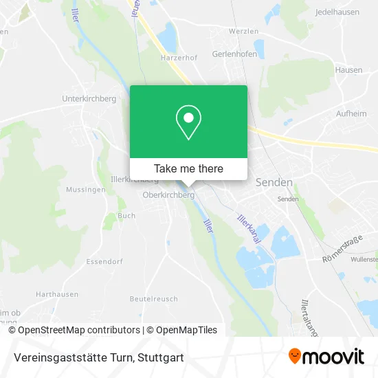 Карта Vereinsgaststätte Turn