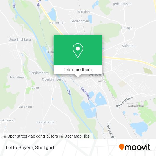 Lotto Bayern map