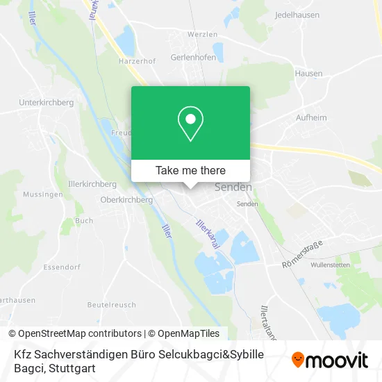 Карта Kfz Sachverständigen Büro Selcukbagci&Sybille Bagci