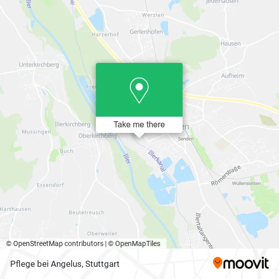 Карта Pflege bei Angelus