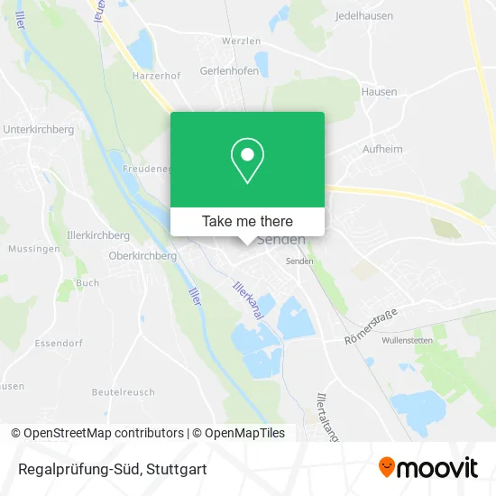 Карта Regalprüfung-Süd