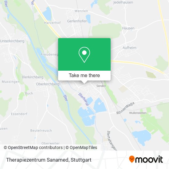 Карта Therapiezentrum Sanamed