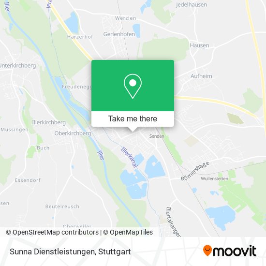 Sunna Dienstleistungen map