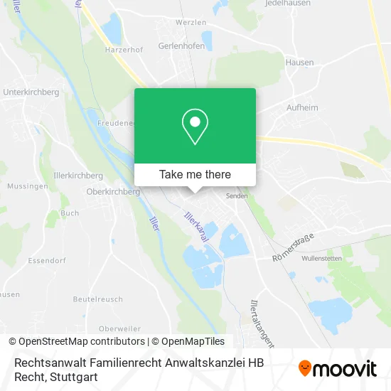 Карта Rechtsanwalt Familienrecht Anwaltskanzlei HB Recht