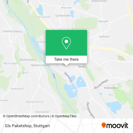 Карта Gls Paketshop