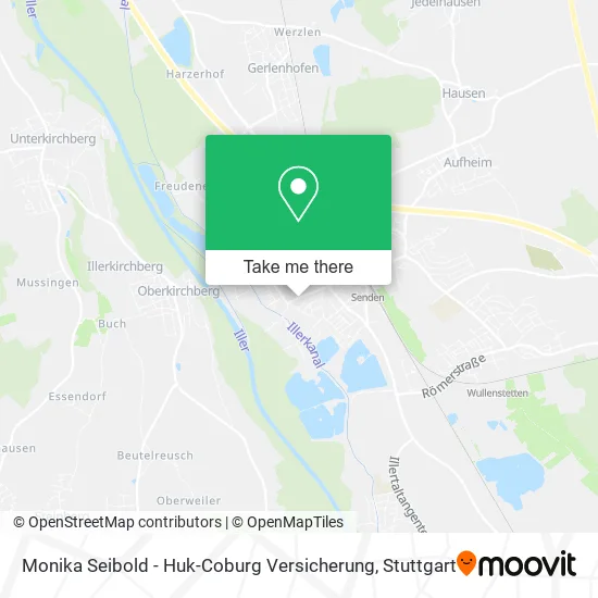 Карта Monika Seibold - Huk-Coburg Versicherung