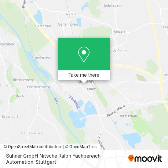 Карта Suhner GmbH Nitsche Ralph Fachbereich Automation