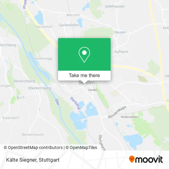 Карта Kälte Siegner