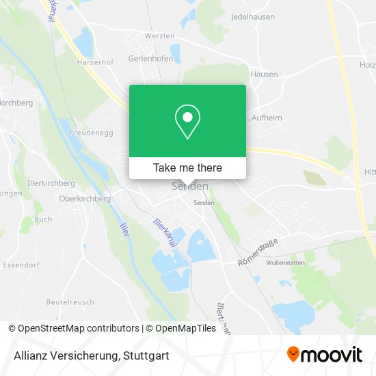 Карта Allianz Versicherung