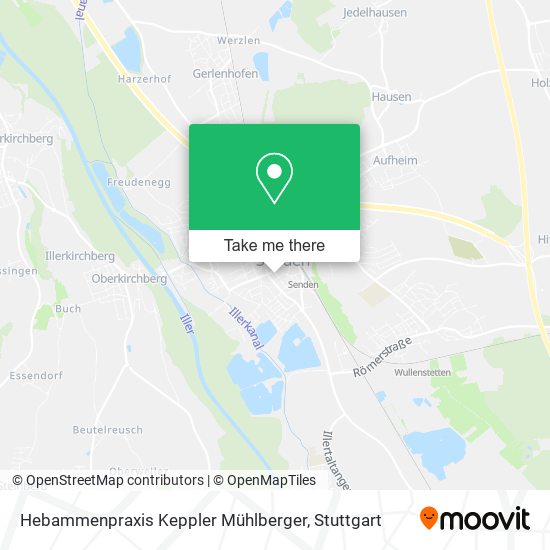 Карта Hebammenpraxis Keppler Mühlberger
