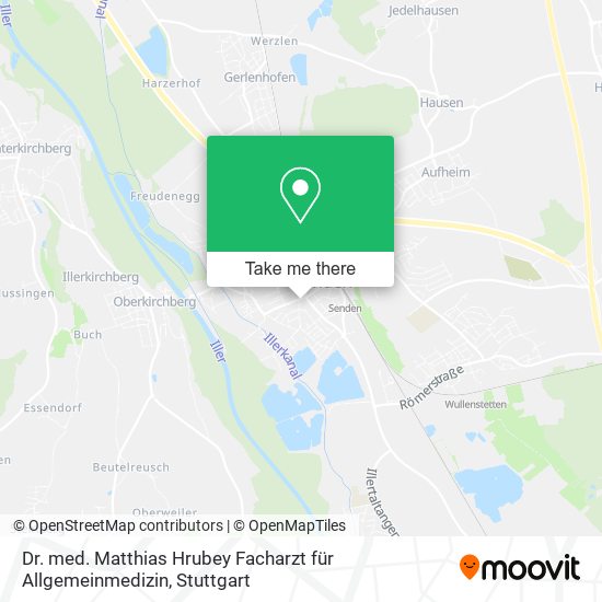 Dr. med. Matthias Hrubey Facharzt für Allgemeinmedizin map