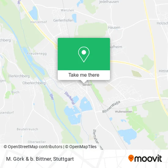 Карта M. Görk & b. Bittner