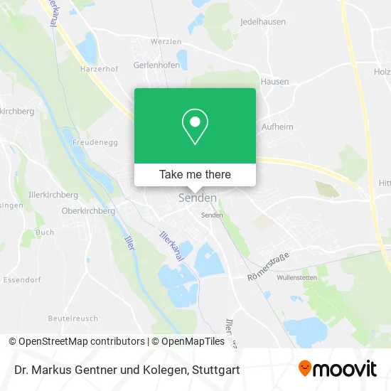 Карта Dr. Markus Gentner und Kolegen