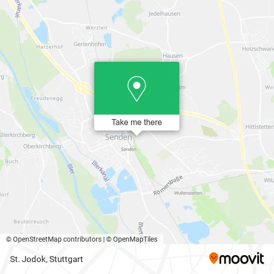 Карта St. Jodok