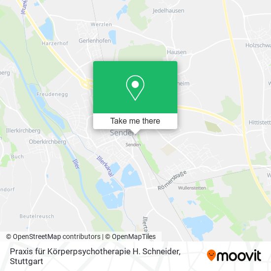 Карта Praxis für Körperpsychotherapie H. Schneider