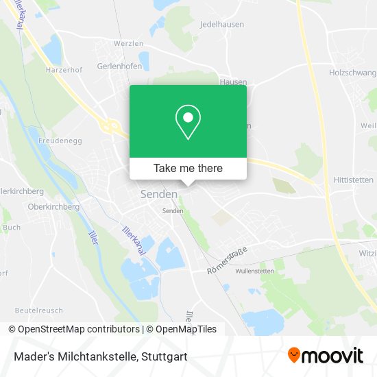 Mader's Milchtankstelle map