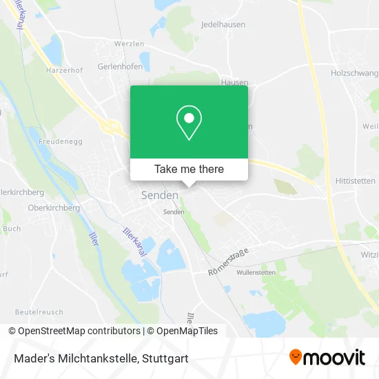 Карта Mader's Milchtankstelle