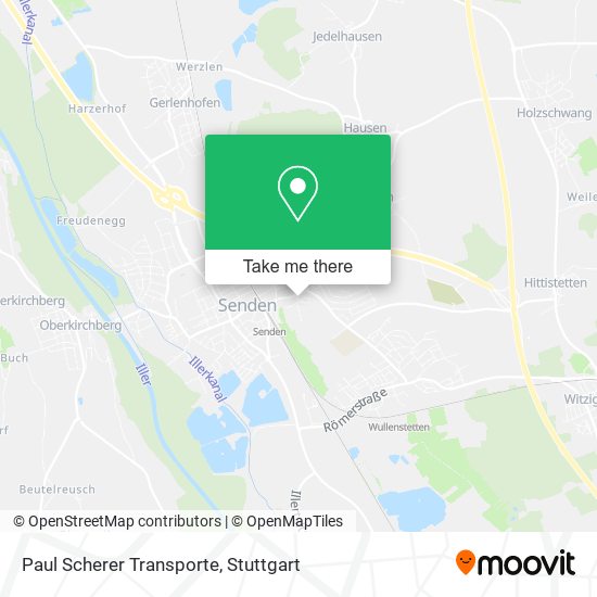 Paul Scherer Transporte map