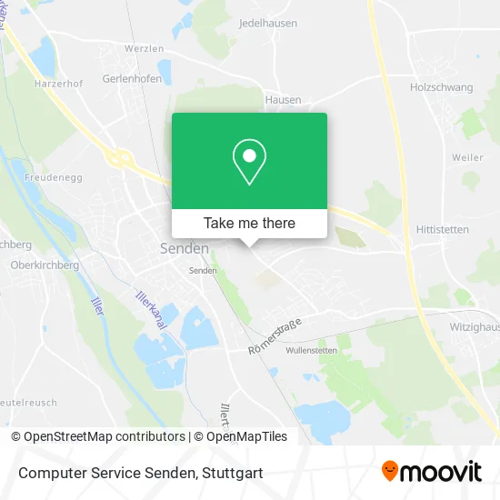 Карта Computer Service Senden
