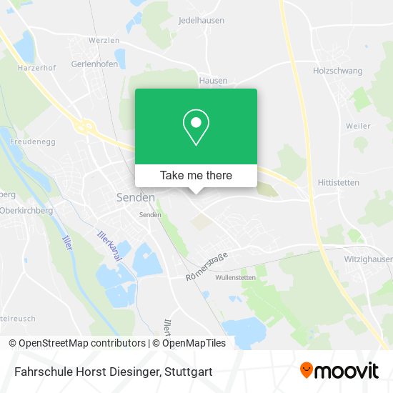 Fahrschule Horst Diesinger map