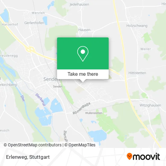 Карта Erlenweg