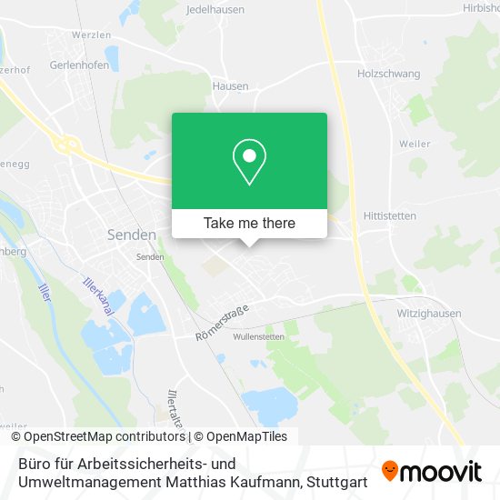 Büro für Arbeitssicherheits- und Umweltmanagement Matthias Kaufmann map