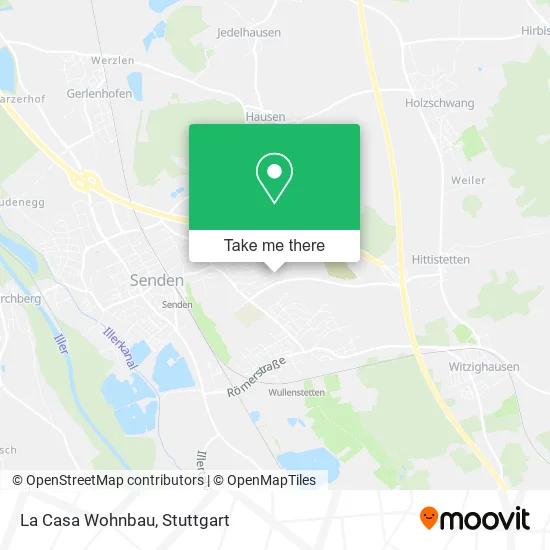 Карта La Casa Wohnbau
