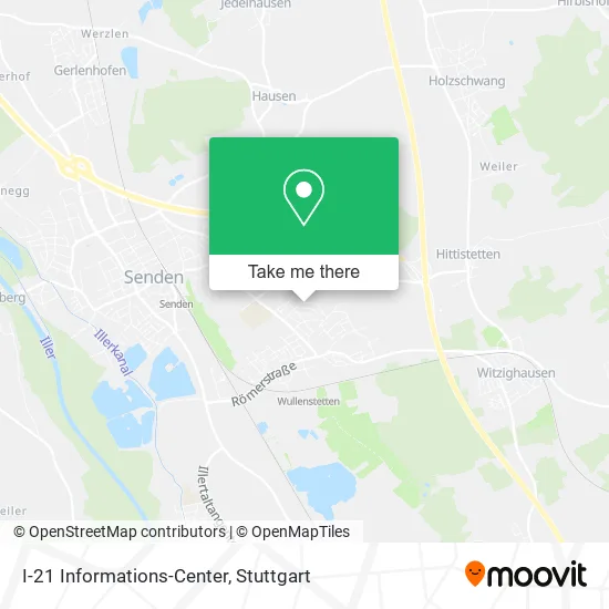Карта I-21 Informations-Center