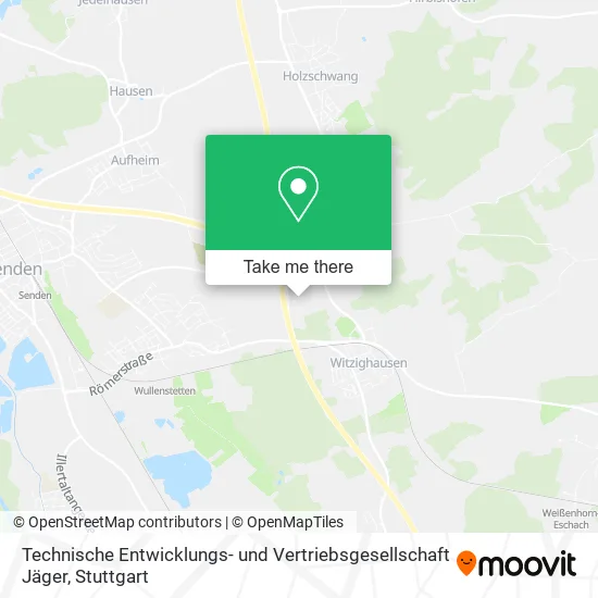 Карта Technische Entwicklungs- und Vertriebsgesellschaft Jäger